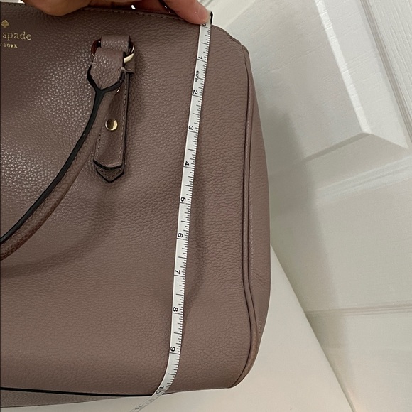 Kate Spade Mauve Leather Satchel - Picture 12 of 15